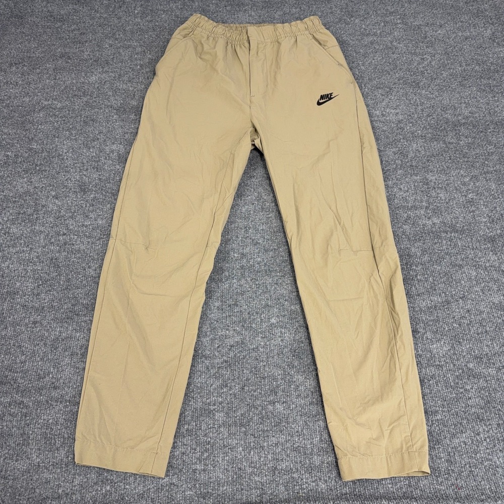Nike Sportswear Commuter Pants Mens Small Tan Tech Woven Performance DM6621-247